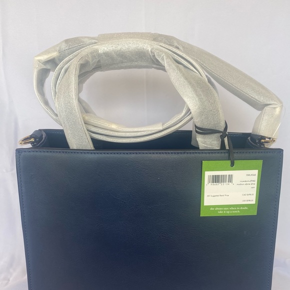NWT Kate Spade Madison Alpine Drive Sam Navy Eden Multi PXRU9065 - Picture 3 of 7